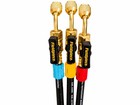 Fieldpiece Hr3b 1 4  Ball Valve Refrigerant Hose Set 3-pack  5ft Hvac