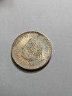 1948 Mexico 5 Peso Type Type 1  Silver Coin 45 Bu Toned Unc   