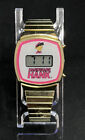 Vtg Hardware Hank Character Watch Store Mascot Company Logo Digital Wristwatch
