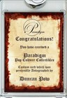 -star Wars  Andor- Duncan Pow Signed autograph auto Certified Sci-fi Tv Card