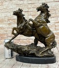 Incredible Bronze Signed Horses Statue From French Artist P j Mene Sculpture