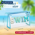 Clear Sunscreen Makeup Bag Travel Cosmetic Toiletry Organizer Zipper Pouch