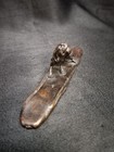 Antique Japanes Meiji Period Bronze Chimera Okimono Scroll Weight Signed Takusai