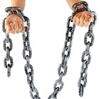 Halloween Chains - Removable Large Plastic Props - 6 Feet - Set Of 2