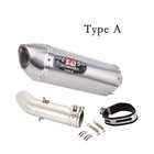 51mm For Suzuki Gsxr750 Steel Muffler Exhaust System Mid Pipe Gsxr600 2011-2026