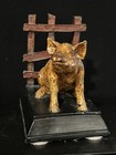 Pig Bookend  Single  Heavy Resin  Farmhouse Chic