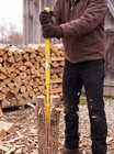 Truepower Slide Hammer Manual Pogo Log Splitter  Heavy-duty Wood Splitting Tool
