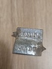 Square Deal Antique Tin Chewing Tobacco Seal Tag Tobacciana