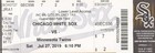 Ticket Stubs  Chicago White Sox Vs Minnesota Twins - July 27  2019