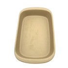 Pampered Chef Rectangular Baker Family Heritage Collection Stoneware Tan 13x9