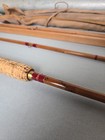 Vintage Heddon  10 Blue Waters  9  Bamboo Fly Rod W Bag  Case   Extra Tip 