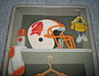 Vintage 1980 s Russ Laminated Nfl Locker Poster   18 5 x6 25    T b  Buccaneers