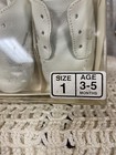 Lullaby Baby Shoes Vintage Size 1 Made In Usa Leather Upper