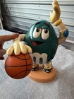 Vintage M m   s Blue Basketball Player Candy Dispenser Mars Inc 1990s Sports