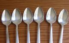 6 Community Coronation Teaspoons Vintage Silver Plate Spoons 6-1 4  Polished