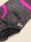 Rainbow Metallic Gk Elite Axs Extra Small Gymnastics Dance Leotard Razorback