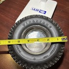 Firestone Transport 100 Tubeless Advertising Ashtray W  Embossed Glass Insert