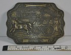 American s Hero Fire Dept Boston Belt Buckle Massachusetts Horse Carriage 