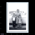Old Vintage Photo Woman Boys By Classic Car Original Snapshot Photograph