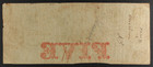 1863 Albany City Bank Ny  5 Obsolete Civil War Era Note