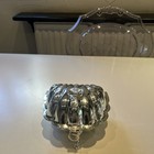 Victorian Style Silver Plated Shell Folding Biscuit Box Lovely