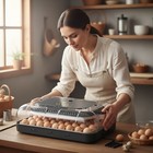 70 Egg Incubator For Hatching Eggs  Chicken Duck Incubator With Automatic Turner