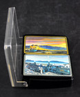 Vtg Union Pacific Railroad Centennial 2 Decks Playing Cards Golden Spike Used