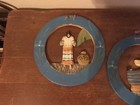 Vintage Collectible Mexican Folk Art Wood Cutout Mexican Woman And Man