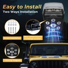 80w 5000lm Remote Led Search Light - 360   Rotating Marine Spotlight  Waterproof 