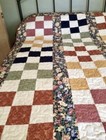 Handmade Quilted Nine Patch Quilt  Pattern New