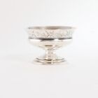 Whiting Sterling Silver Footed Salt Cellar  42 Bright Cut Borders No Monogram