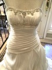 Alfred Angelo New  Bridal  Gown Wedding Dress Diamond White Size 8 New With Tag