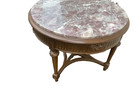 66369 Round Marble Top Coffee Table Stand