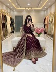 New Pakistani Indian Anarkali Dress Bollywood Designer Salwar Kameez Party Suit