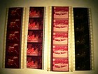 Lot Of 250 Vintage 35mm Cinema Movie Film Cell Strips  over 1 200 Frames 