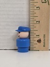 Vintage Little People Plastic Man Boy Police Officer pilot mailman Hat Pilot Cop
