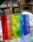 12 New Rainbow Tote Beach Carry Bags Wholesale