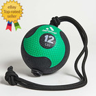 Elite Power Rope Medicine Ball Green 12 Lbs