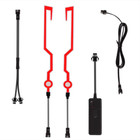Helmet Red Led Warn Light - Motorcycle Safety Signal Night Riding Decoration