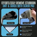 Two 16  X 24  Light Duty Magnetic Golf Towel With Scrub Pad   Wash Pocket