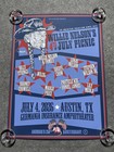 New Willie Nelson 7 4 2026 Picnic 250th Anniversary Concert Tour Poster  189 600