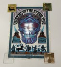 Emek Queens Of The Stone Age Poster Qotsa Kia Forum 2023 Blue Swirl Foil 29 40