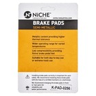 Niche Brake Pad Set For Ktm 390 Duke Rc Cup 90113030000 Front Semi-metallic