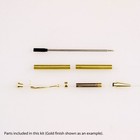 Fancy Pen And Pencil Kit Combo Set - Silver  10 Pack  Legacy Woodturning