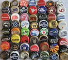 Lot-100 Beer Bottle Caps  mixed   free Ship W  2   Upcycle Crafts Art Projects