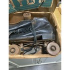 Vintage Betty Lytle Styled By Hyde  Roller Skates  Men Chicago Plates Wood Wheel