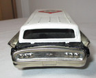 Vintage Japanese Made 1960s Tin Friction Lincoln  Highway Patrol Station Wagon