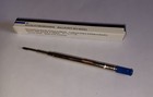 One Vintage Montblanc Ballpoint Refill Medium Point Blue With  adapter 