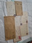 Vintage War Time Original Handwritten Letter    Stamps Collectible V068