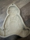 Vtg 1986 Brown Bag Cookie Art Scottish Shortbread Mold Hill Design Raggedy Andy